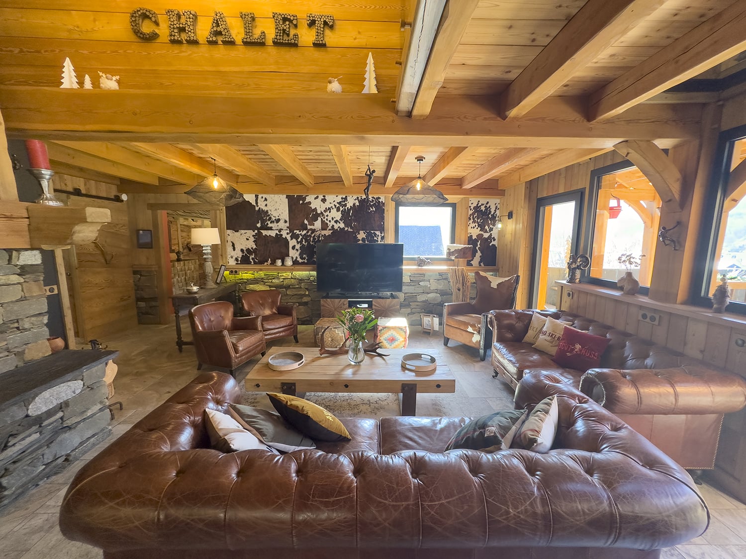 Sitting room | Chalet in Hautes-Pyrénées