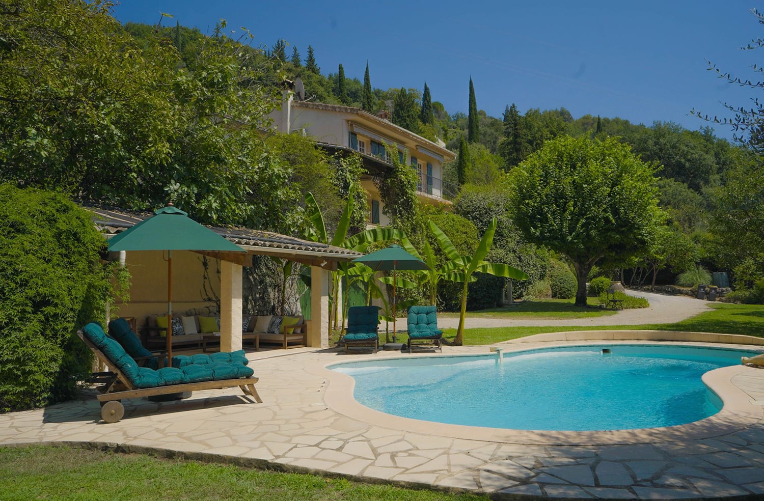 Private heated pool Private heated pool