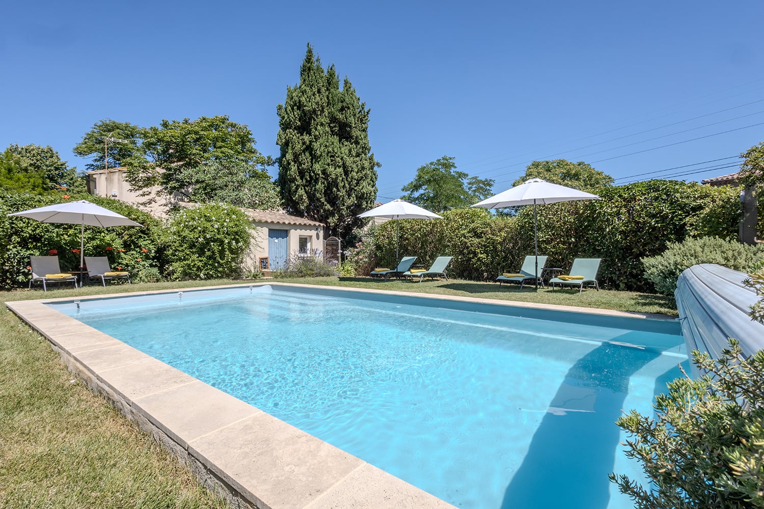 Shared heated pool Shared heated pool