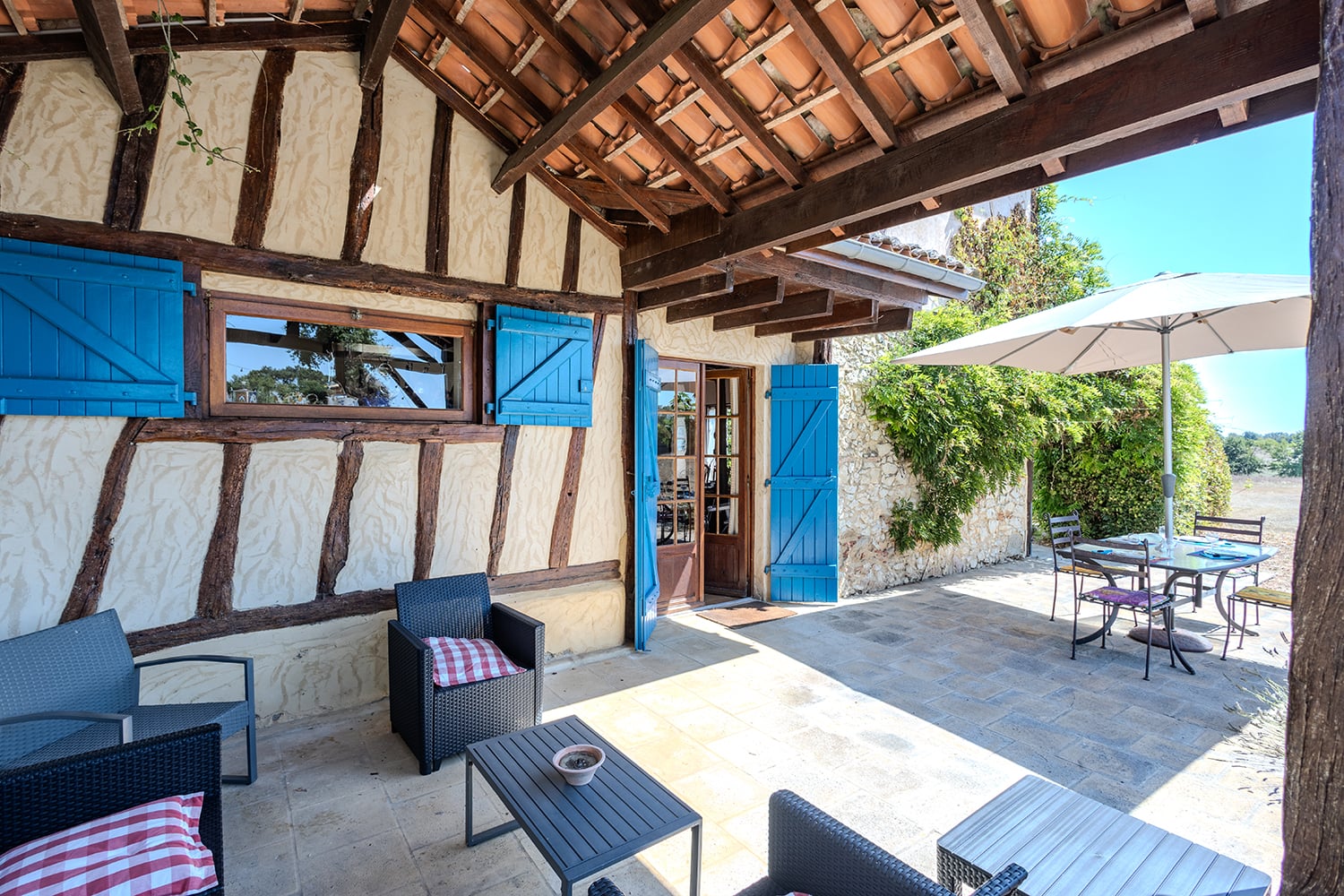 Shaded terrace Shaded terrace