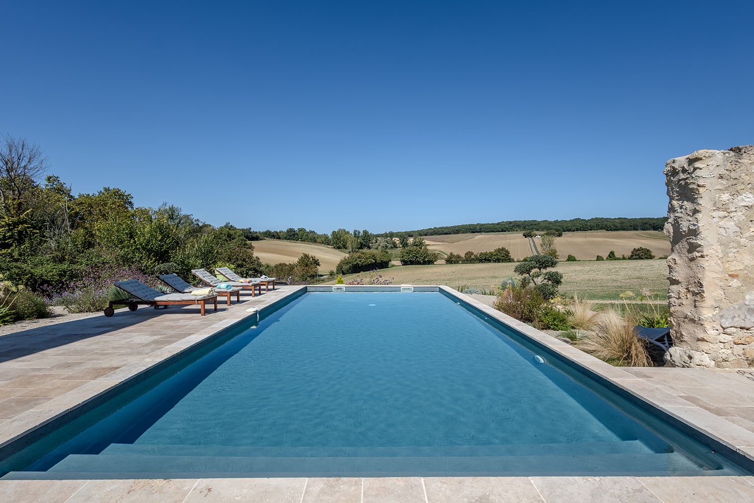 Private heated pool Private heated pool