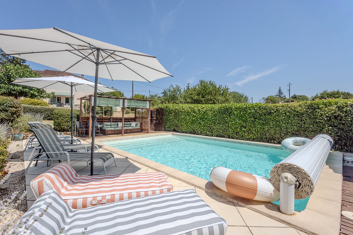 Private heated pool Private heated pool