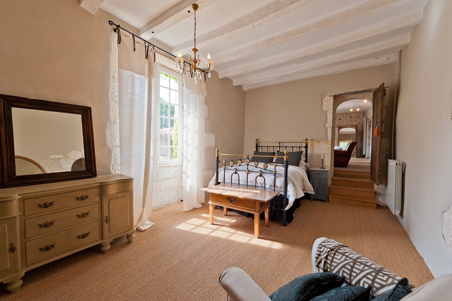 Bedroom | Rental home in Dordogne