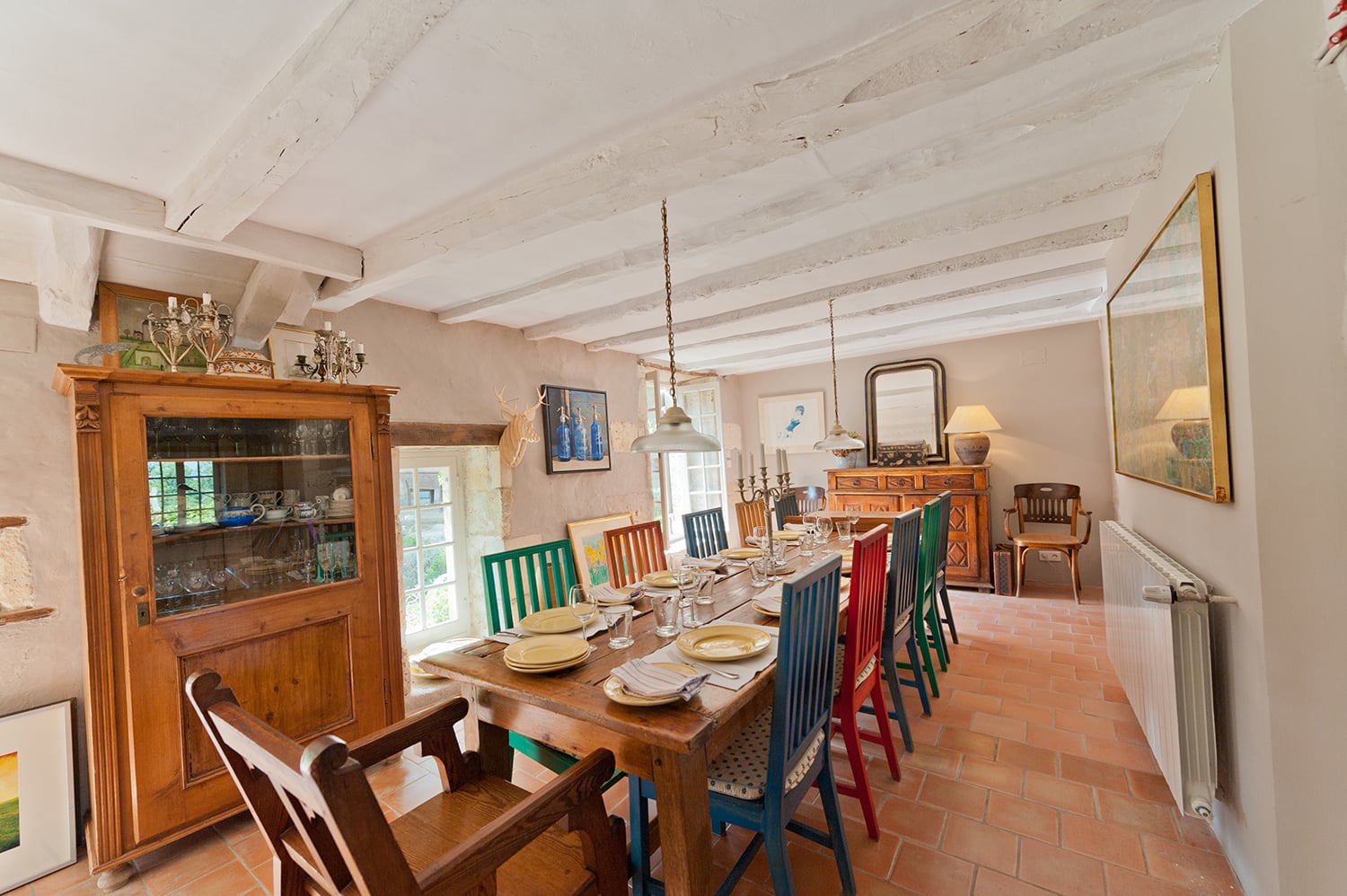 Dining room | Rental home in Dordogne