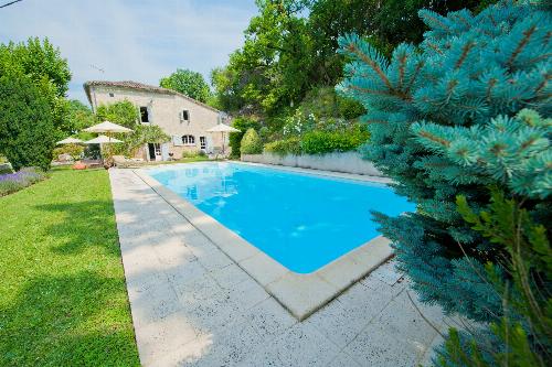 Private heated pool