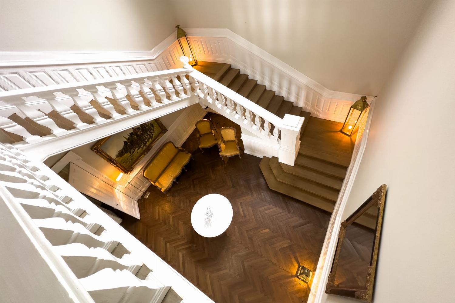 Staircase | Holiday château in Pyrénées-Atlantiques