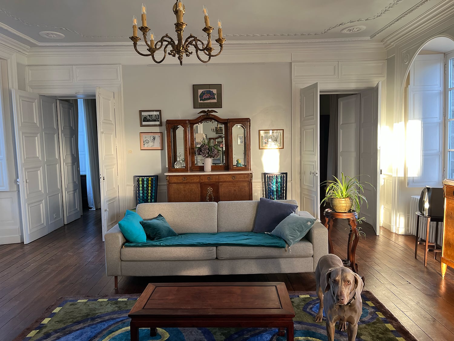 Sitting room | Holiday château in Nouvelle-Aquitaine