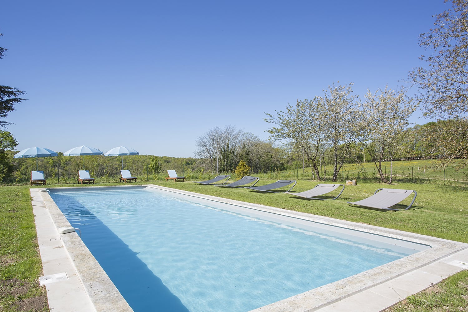 Private heated pool Private heated pool