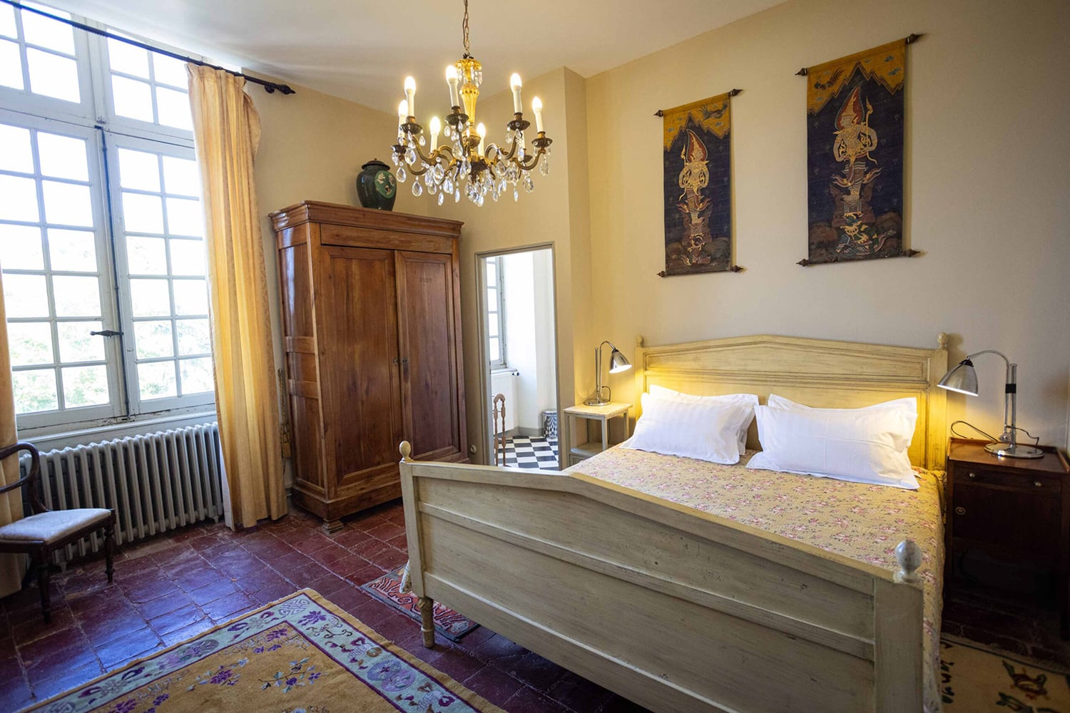 Bedroom | Holiday château in Haute-Garonne