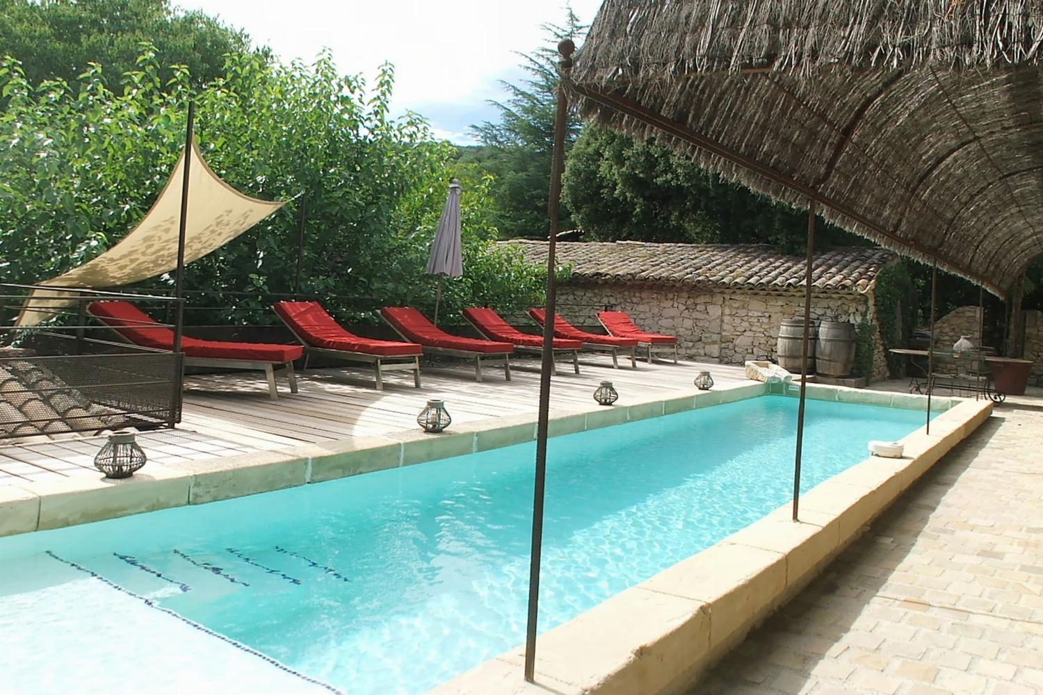 Private heated pool Private heated pool