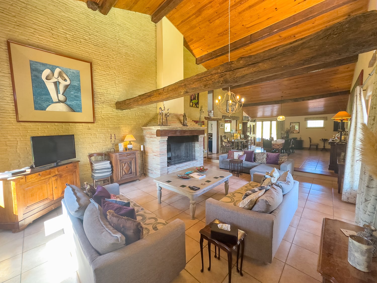 Sitting room | Rental home in Gers