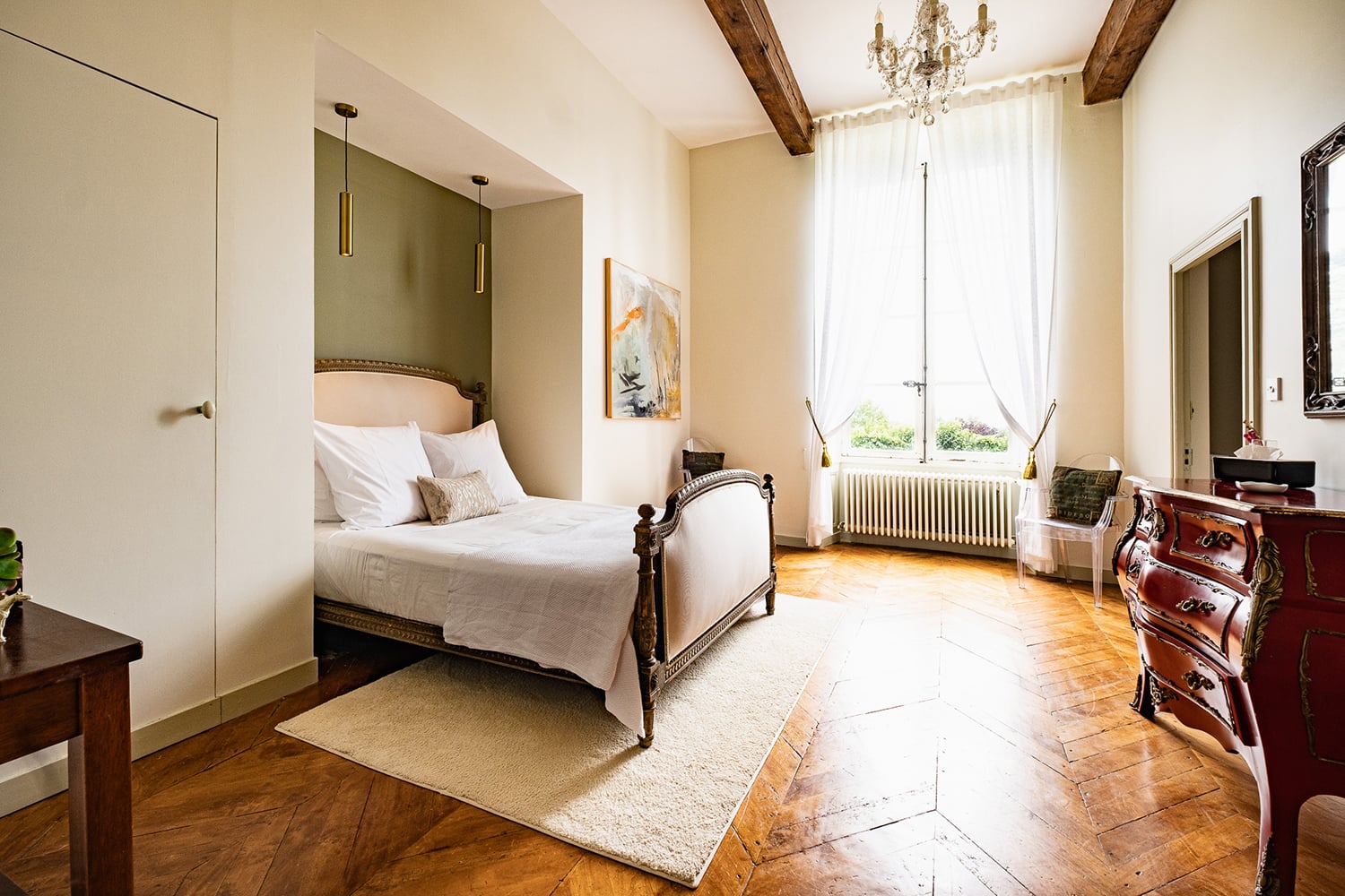 Bedroom | Holiday château in Saint-Mézard