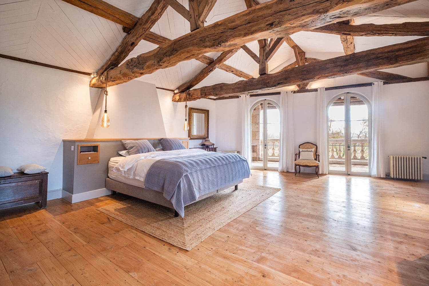 Bedroom | Holiday château in Saint-Mézard