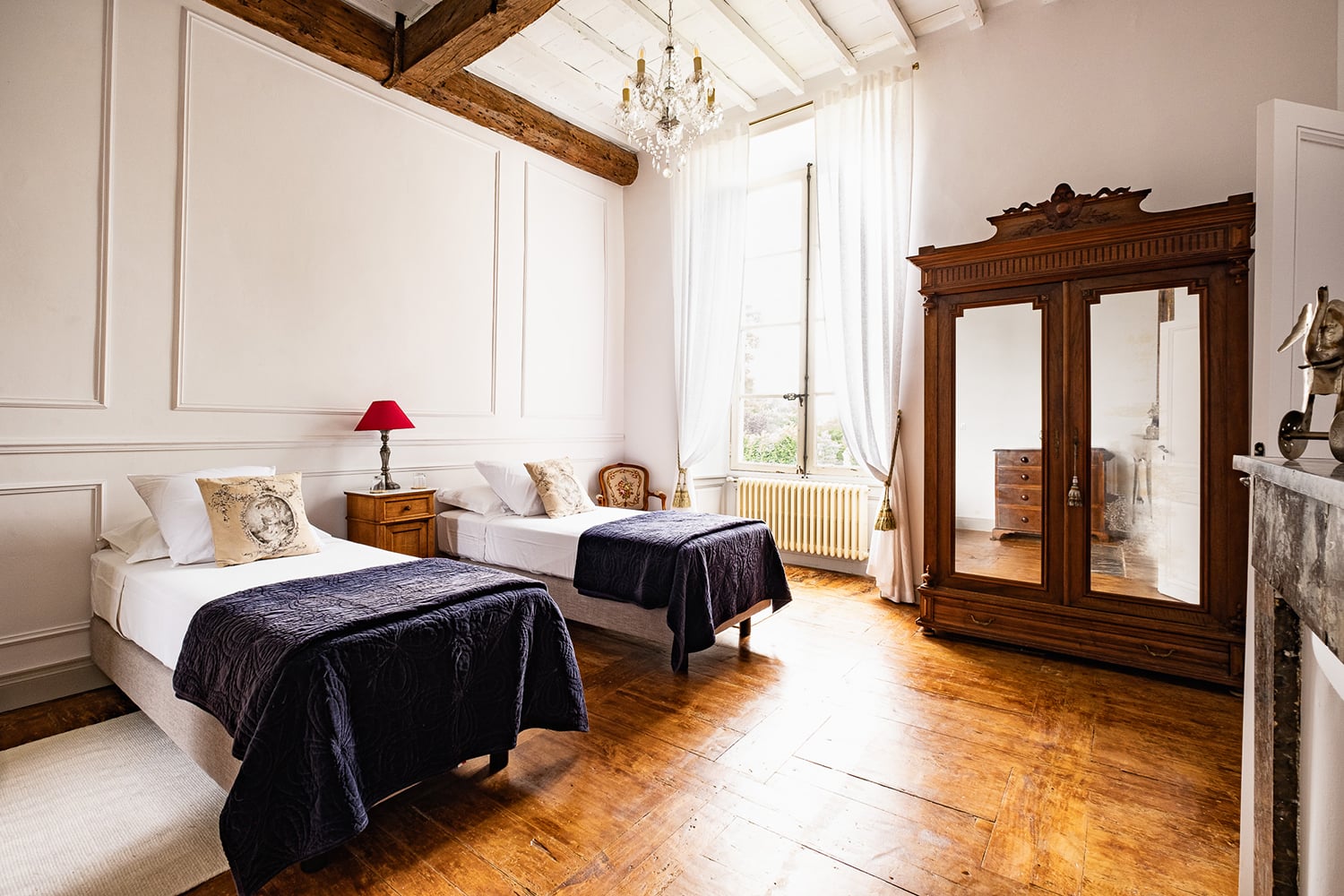 Bedroom | Holiday château in Saint-Mézard