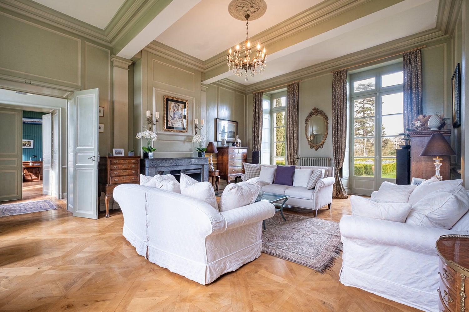 Sitting room | Holiday château in Saint-Mézard