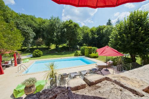 Private heated pool