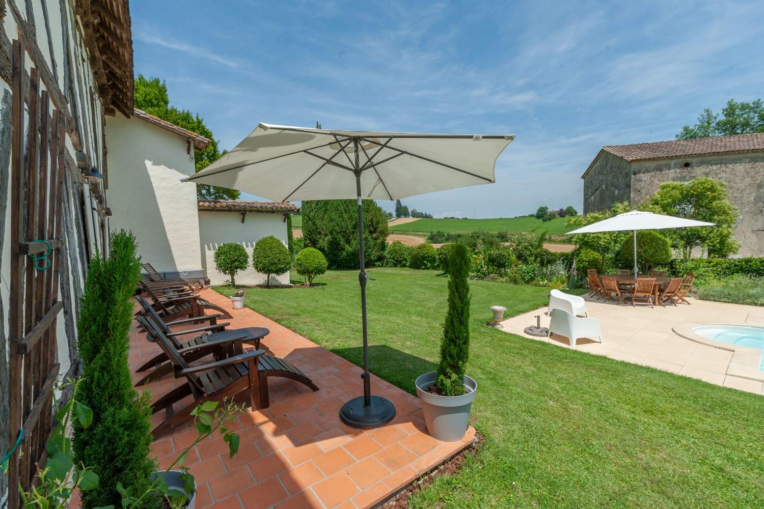 Garden | Rental home in Lot-et-Garonne