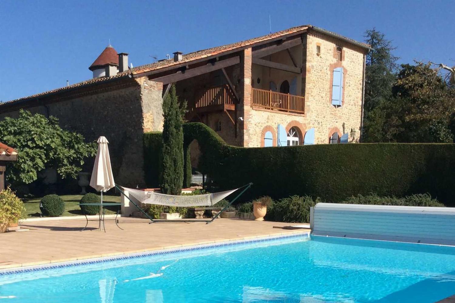 Holiday château in Ariège with private heated pool