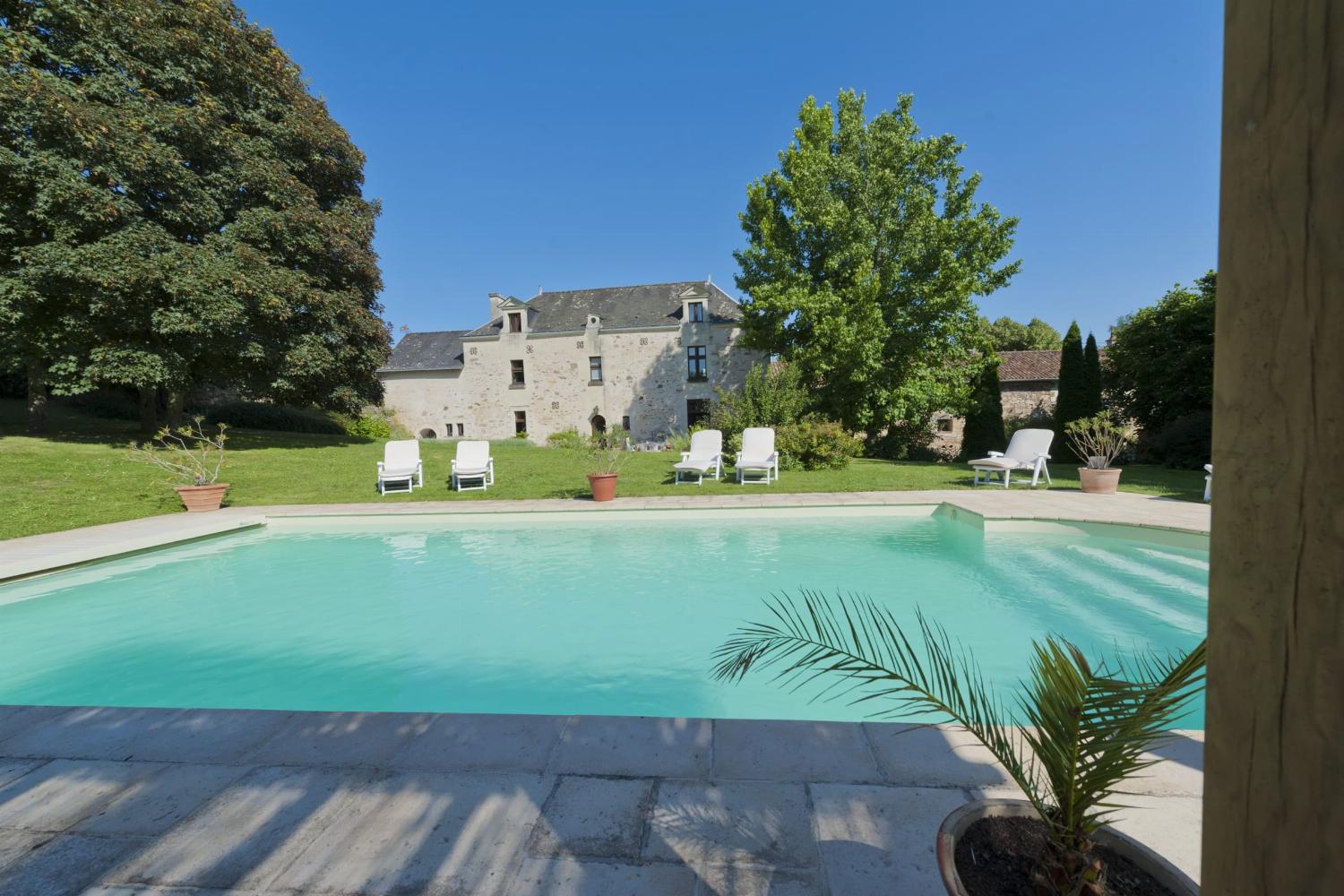 Holiday home in Loire with private heated pool